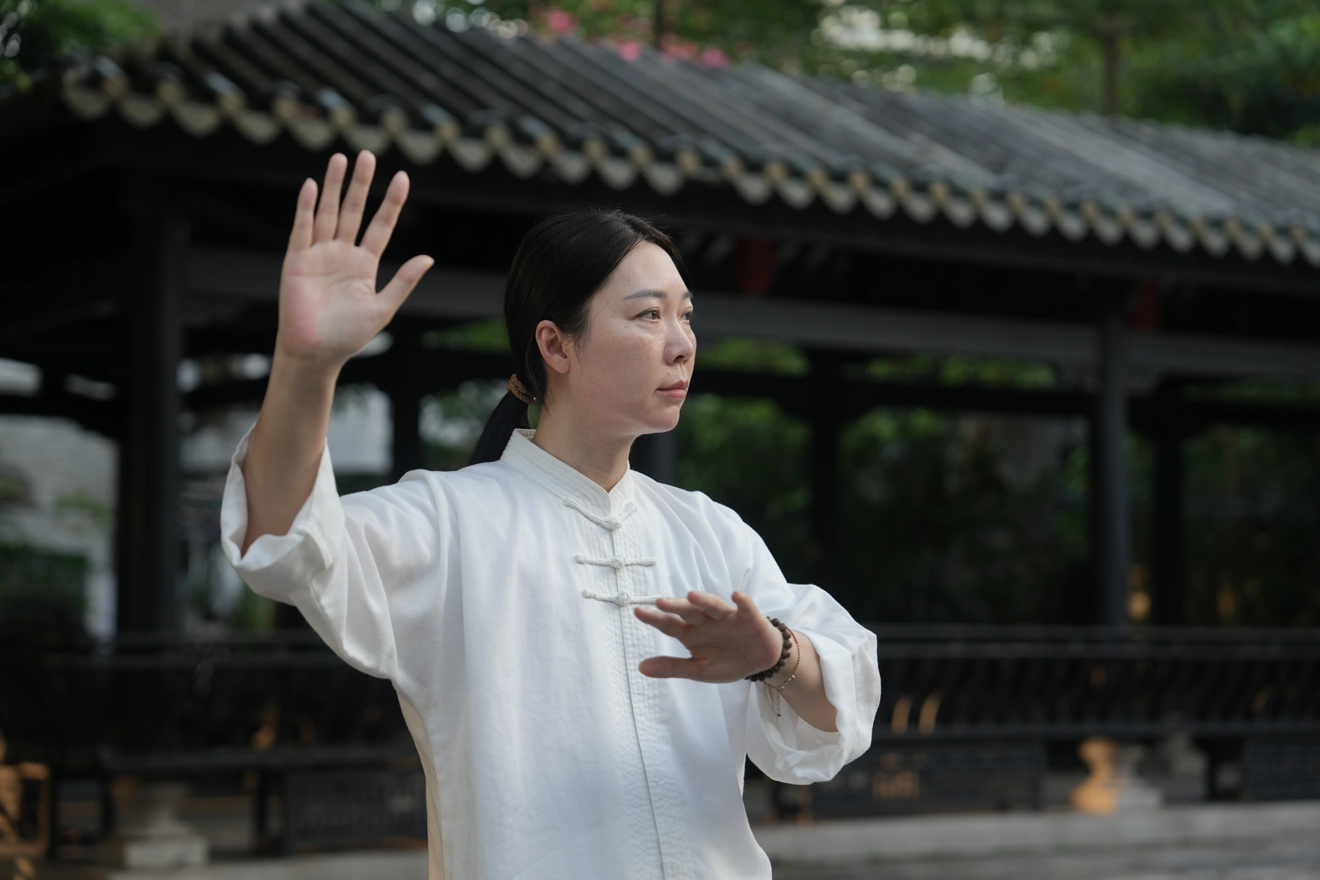 苏敏仪练拳照片