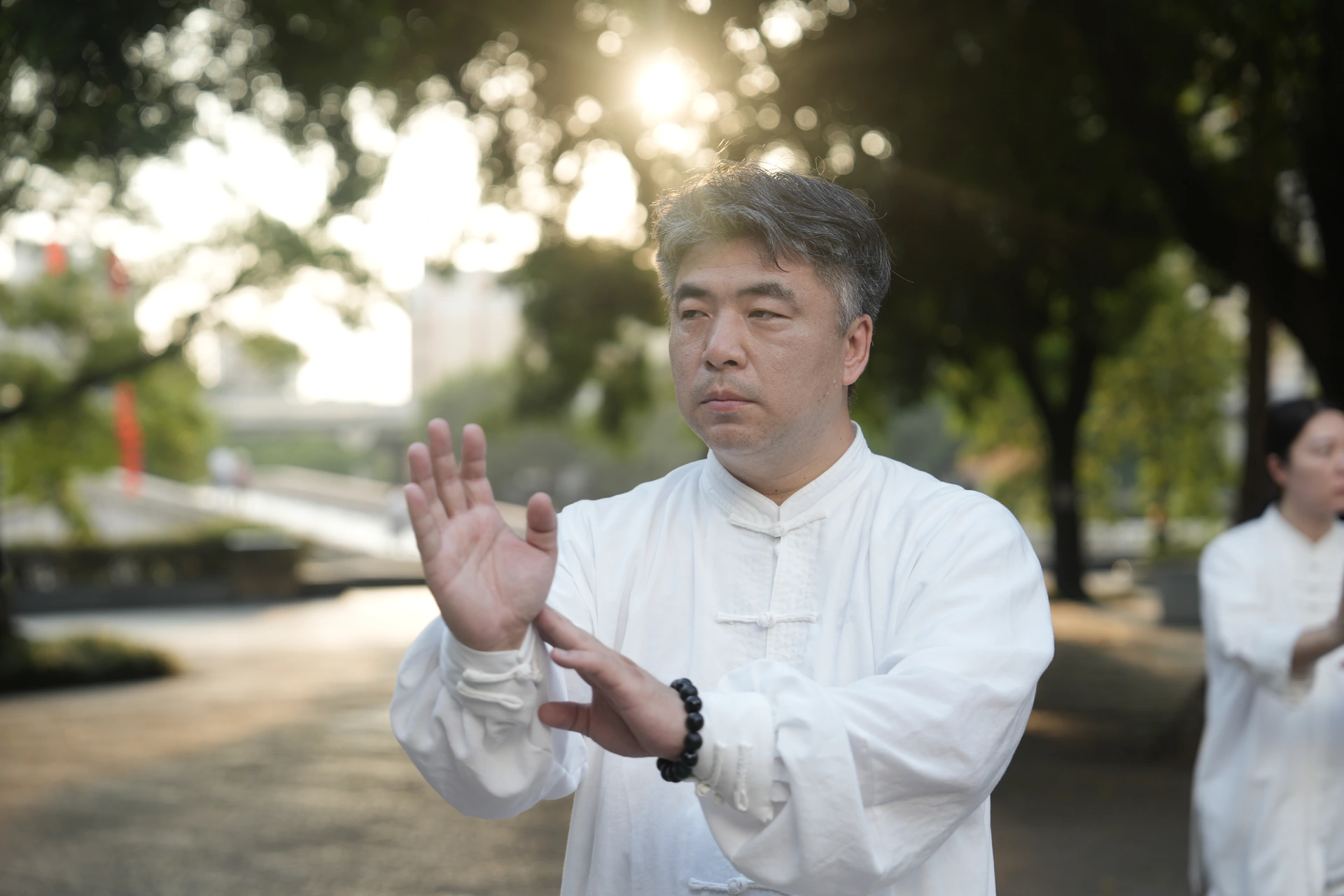 王志刚练拳照片